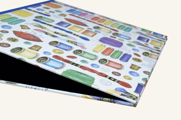 Ordner mit Motiven "Nadel und Faden"